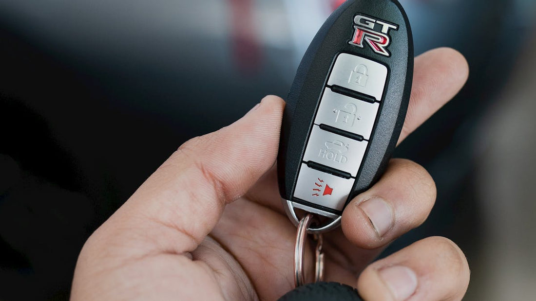 Close-up of a car key — how to stop relay theft of keyless cars